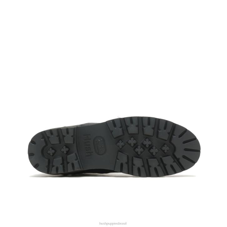 couro preto ousado bota jude chelsea homens Hush Puppies bota ZZ6R276 - Image 5