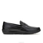 couro preto ousado mocassim juliano homens Hush Puppies mocassim ZZ6R306 - Image 2
