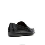 couro preto ousado mocassim juliano homens Hush Puppies mocassim ZZ6R306 - Image 4