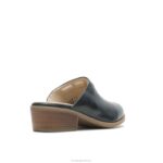 couro preto ousado mula siena mulheres Hush Puppies salto ZZ6R95 - Image 4