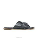 couro preto ousado sandália emily mulheres Hush Puppies sandália ZZ6R14