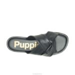 couro preto ousado sandália emily mulheres Hush Puppies sandália ZZ6R14 - Image 6