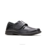 couro preto peri funil homens Hush Puppies sapatos de caminhada ZZ6R362 - Image 3