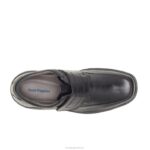 couro preto peri funil homens Hush Puppies sapatos de caminhada ZZ6R362 - Image 6