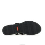couro preto sandália andi mulheres Hush Puppies sandália ZZ6R40 - Image 6
