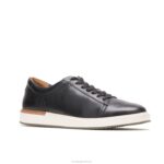 couro preto sapatilha de saúde homens Hush Puppies tênis ZZ6R325 - Image 3