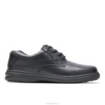 couro preto vale homens Hush Puppies sapatos de caminhada ZZ6R361 - Image 2