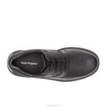 couro preto vale homens Hush Puppies sapatos de caminhada ZZ6R361 - Image 6
