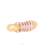 couro rosa legal sandália salgueiro mulheres Hush Puppies salto ZZ6R6 - Image 6