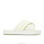creme de baunilha sandália de deslizamento de sol mulheres Hush Puppies sandália ZZ6R23