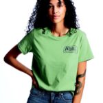 doce sálvia camiseta estampada basset hound retrô mulheres Hush Puppies Camisetas ZZ6R239