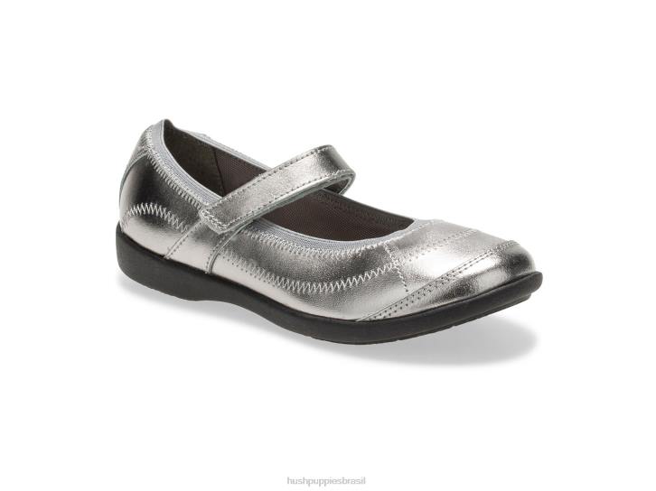 estanho criança grande reese mary jane garota Hush Puppies sapato ZZ6R373 - Image 3