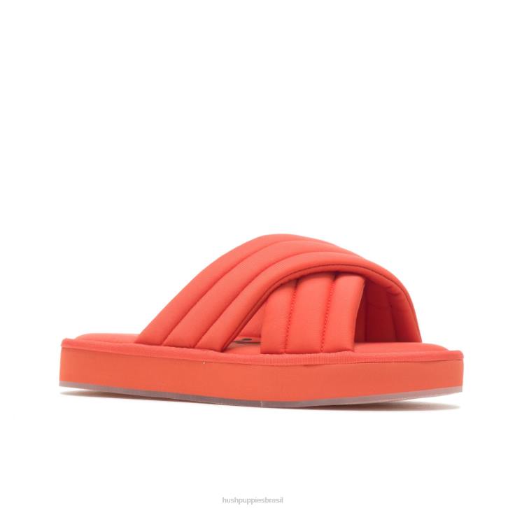 laranja tigre sandália de deslizamento de sol mulheres Hush Puppies sandália ZZ6R26 - Image 4