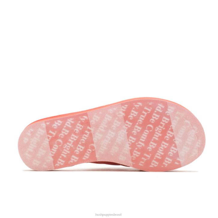 laranja tigre sandália de deslizamento de sol mulheres Hush Puppies sandália ZZ6R26 - Image 6