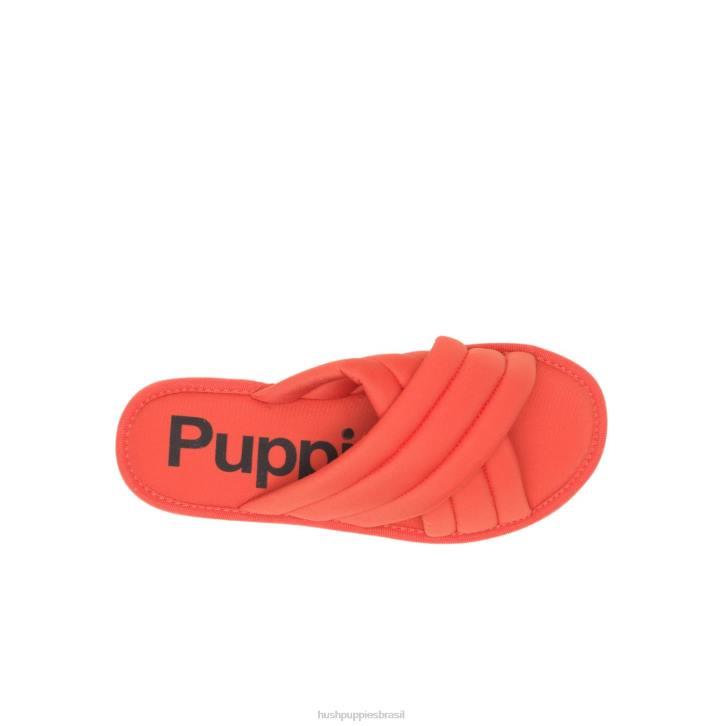laranja tigre sandália de deslizamento de sol mulheres Hush Puppies sandália ZZ6R26 - Image 7