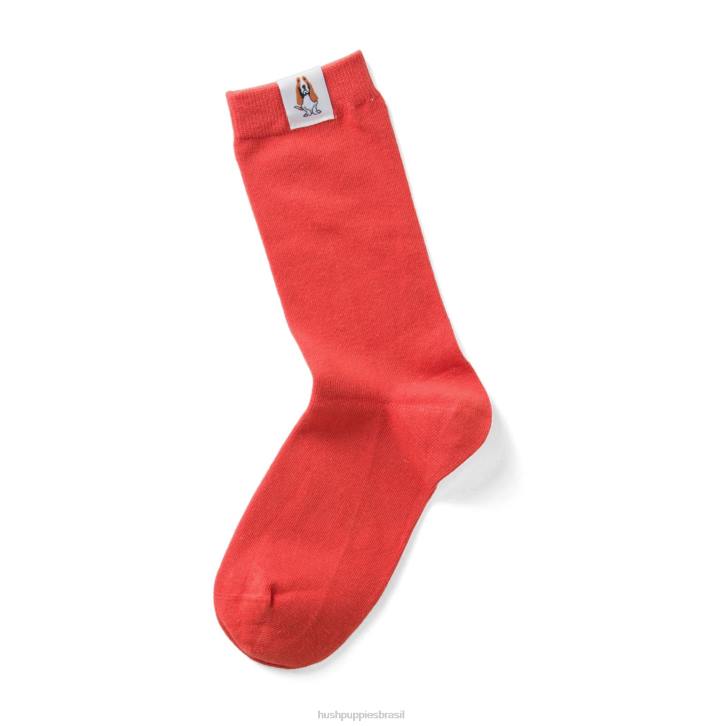 laranja tijolo meia core unissex mulheres Hush Puppies meias ZZ6R263 - Image 5