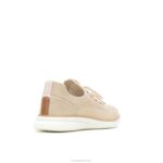 malha bege ousada sapatilha com cadarço em tricô avançado mulheres Hush Puppies tênis ZZ6R125 - Image 4