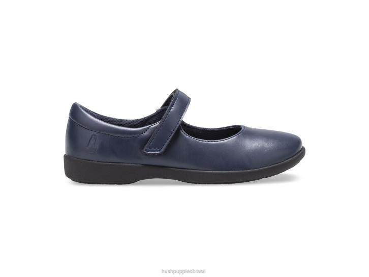 marinha lexi mary jane do garoto grande garota Hush Puppies sapato ZZ6R371 - Image 3