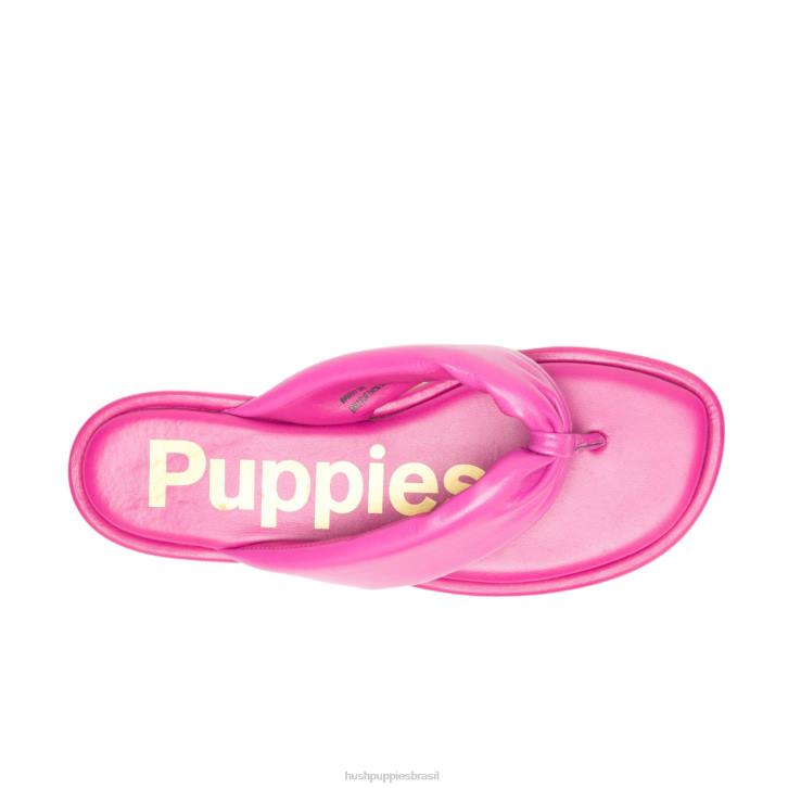 muito couro de baga sandália toepost emily mulheres Hush Puppies sandália ZZ6R16 - Image 7