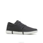 negrito tecido preto briggs tênis bico fino homens Hush Puppies tênis ZZ6R292 - Image 3