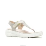 nobuck cinza legal sandália biqueira respirada mulheres Hush Puppies sandália ZZ6R36 - Image 4
