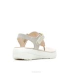 nobuck cinza legal sandália biqueira respirada mulheres Hush Puppies sandália ZZ6R36 - Image 5