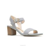 nobuck cinza legal sandália leila meia tira mulheres Hush Puppies salto ZZ6R32 - Image 3