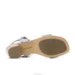 nobuck cinza legal sandália leila meia tira mulheres Hush Puppies salto ZZ6R32 - Image 5