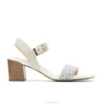 nobuck leopardo da neve sandália leila meia tira mulheres Hush Puppies salto ZZ6R31 - Image 2