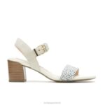 nobuck leopardo da neve sandália leila meia tira mulheres Hush Puppies salto ZZ6R31