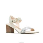 nobuck leopardo da neve sandália leila meia tira mulheres Hush Puppies salto ZZ6R31 - Image 3