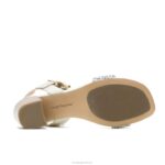 nobuck leopardo da neve sandália leila meia tira mulheres Hush Puppies salto ZZ6R31 - Image 5