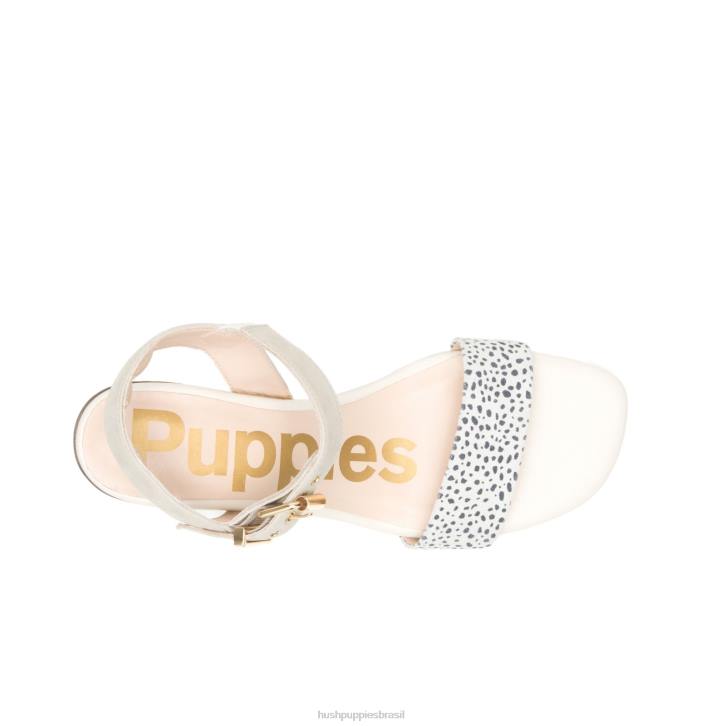 nobuck leopardo da neve sandália leila meia tira mulheres Hush Puppies salto ZZ6R31 - Image 6