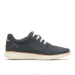 nubuck azul marinho o bom tênis de cadarço homens Hush Puppies tênis ZZ6R339 - Image 2