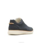 nubuck azul marinho o bom tênis de cadarço homens Hush Puppies tênis ZZ6R339 - Image 4