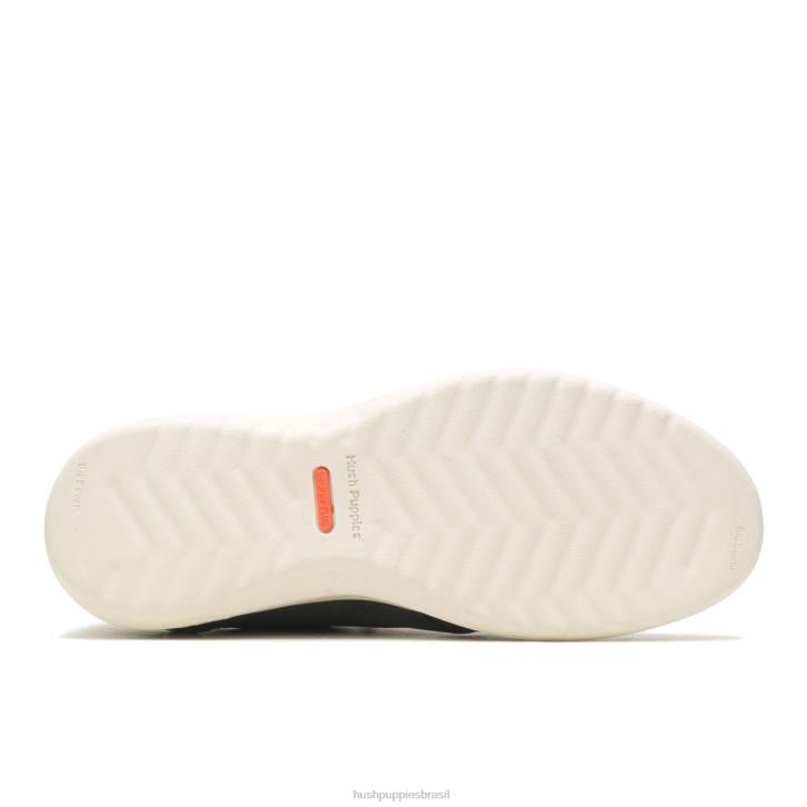 nubuck azul marinho o bom tênis de cadarço homens Hush Puppies tênis ZZ6R339 - Image 5