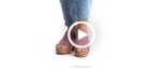 nubuck bege profundo slide de papoula mulheres Hush Puppies salto ZZ6R8 - Image 7