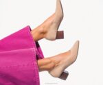 nubuck bronzeado bomba de sofi mulheres Hush Puppies salto ZZ6R104 - Image 3
