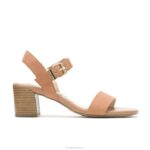 nubuck bronzeado do deserto sandália leila meia tira mulheres Hush Puppies salto ZZ6R33 - Image 2