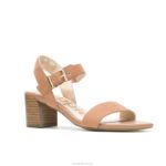 nubuck bronzeado do deserto sandália leila meia tira mulheres Hush Puppies salto ZZ6R33 - Image 3