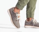 nubuck cinza claro o bom tênis de cadarço homens Hush Puppies tênis ZZ6R322 - Image 3