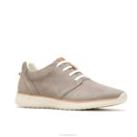 nubuck cinza claro o bom tênis de cadarço homens Hush Puppies tênis ZZ6R322 - Image 4