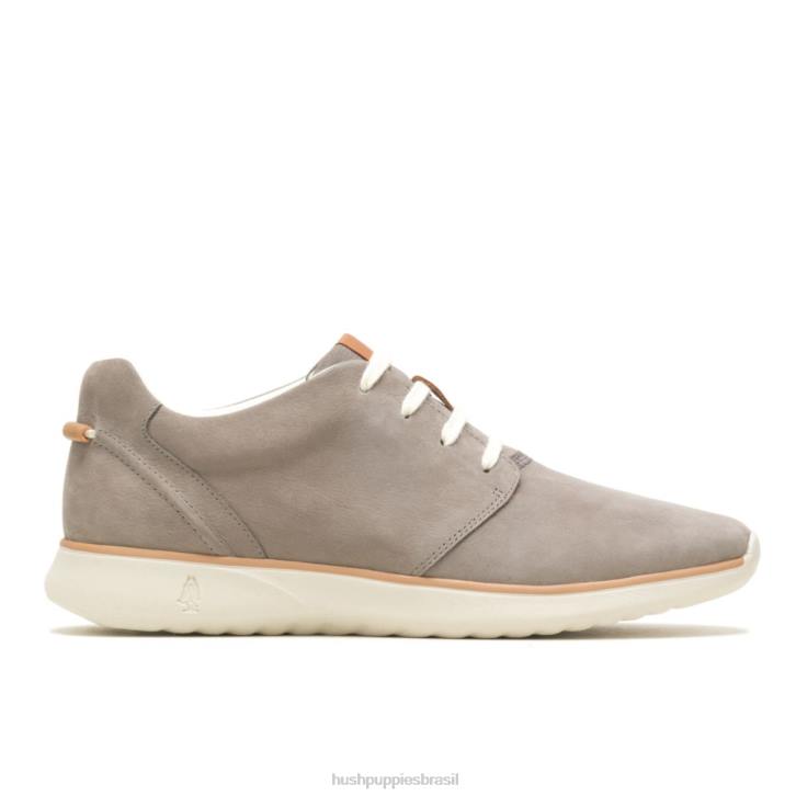 nubuck cinza claro o bom tênis de cadarço homens Hush Puppies tênis ZZ6R322 - Image 1
