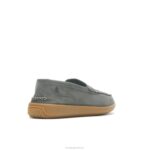 nubuck cinza escuro mocassim finley homens Hush Puppies mocassim ZZ6R313 - Image 5