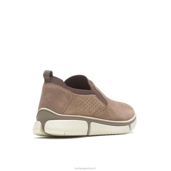nubuck fóssil bennet sapatilha sem salto homens Hush Puppies Oxford ZZ6R301 - Image 4