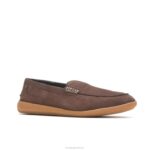 nubuck marrom escuro mocassim finley homens Hush Puppies mocassim ZZ6R310 - Image 4