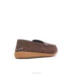 nubuck marrom escuro mocassim finley homens Hush Puppies mocassim ZZ6R310 - Image 5