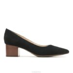 nubuck preto ousado bomba de sofi mulheres Hush Puppies salto ZZ6R105 - Image 2