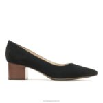 nubuck preto ousado bomba de sofi mulheres Hush Puppies salto ZZ6R105