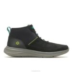 nubuck preto ousado elevar chukka homens Hush Puppies tênis ZZ6R341 - Image 2